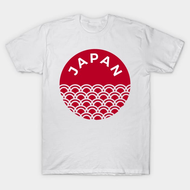 japan flag T-Shirt by s4rt4